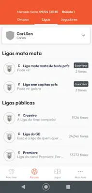 Parciais CFC android App screenshot 4