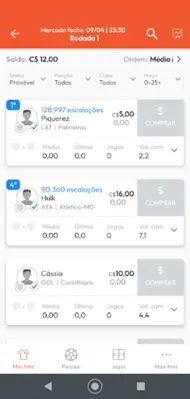 Parciais CFC android App screenshot 6